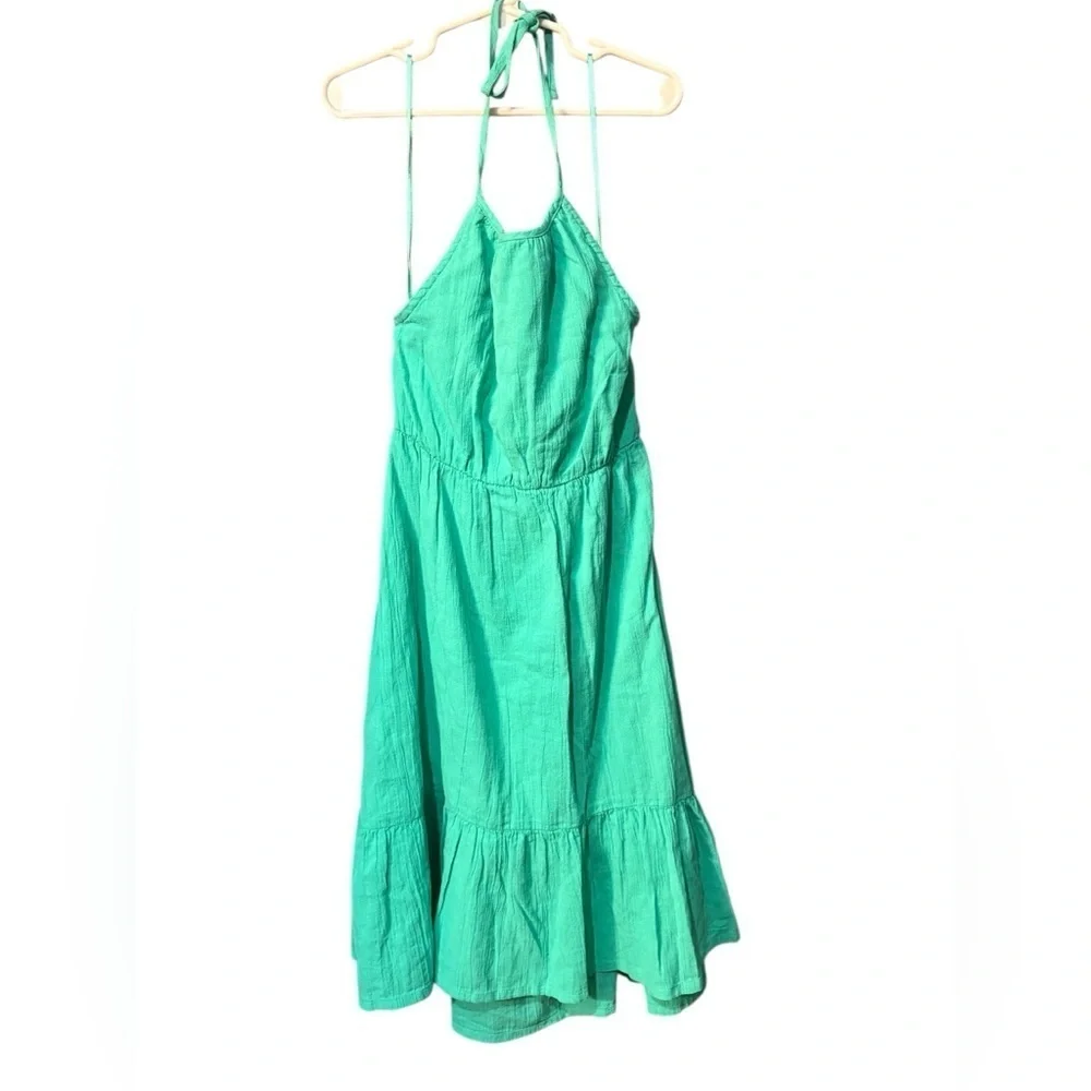 Old Navy Teal Halter Dress